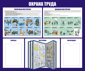 С95 Стенд охрана труда (с перекидной системой) (1200х1000 мм, пластие 3 мм, Прямая печать на пластик) - Стенды - Стенды по охране труда - Магазин охраны труда Протекторшоп